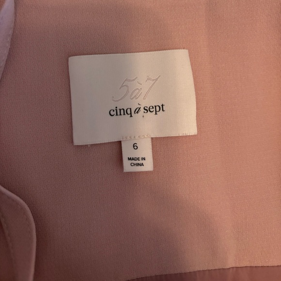 CINQ À SEPT Paloma Dress in Mauve - Picture 7 of 8